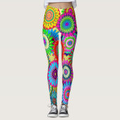 Leggings Flore multicolore/Leggins (Devant)