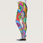 Leggings Flore multicolore/Leggins (Gauche)