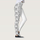 Leggings Flore noire (Droite)
