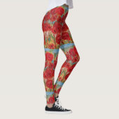Leggings Flore rouge (Droite)