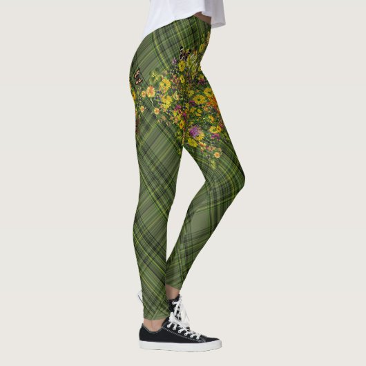 Leggings Flore sur Plaid (Droite)