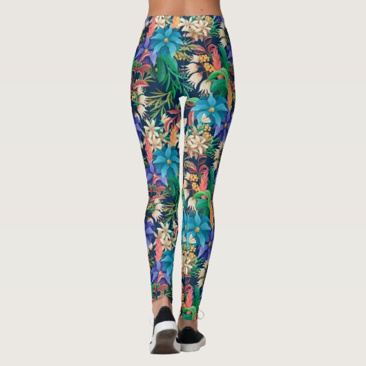 Leggings Flore tropicale (Dos)