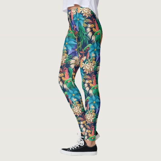 Leggings Flore tropicale (Gauche)