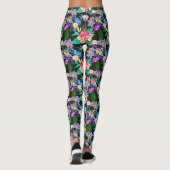 Leggings Flore tropicale hawaïenne (Dos)