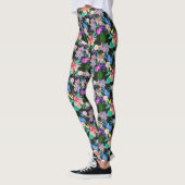 Leggings Flore tropicale hawaïenne (Gauche)