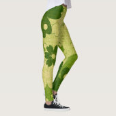 Leggings Flore verte (Droite)