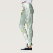 Leggings Flore verte (Gauche)