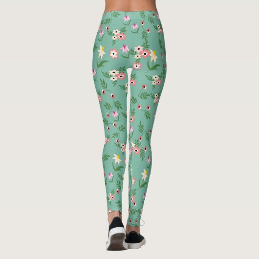 Leggings Flores  (Dos)