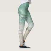 Leggings Floride Eau Turquoise Vert Océan Plage de mer (Droite)