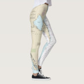 Leggings Floride Vols Authentic Nautical Chart Boater's (Droite)