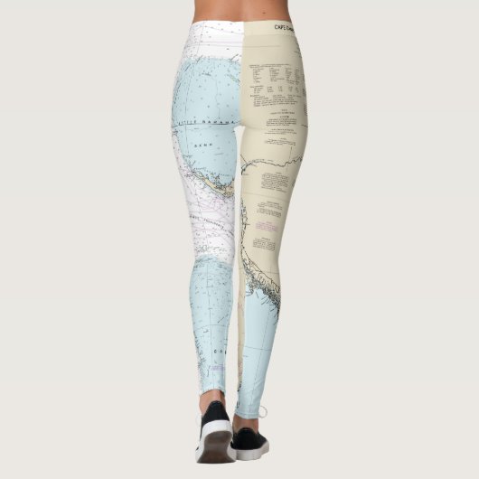 Leggings Floride Vols Authentic Nautical Chart Boater's (Dos)
