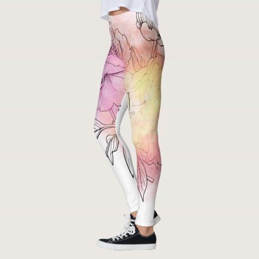 Leggings flower (Gauche)