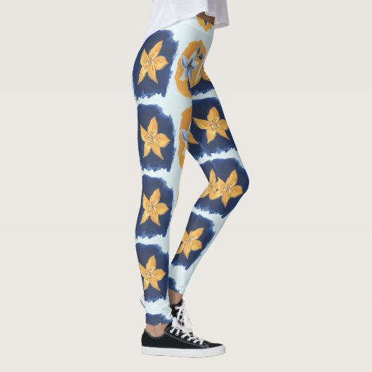 Leggings Flower abstract pattern (Droite)