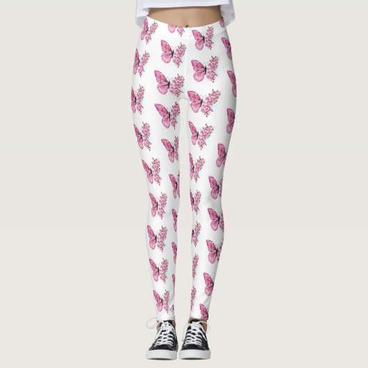 Leggings Flower Butterfly (Devant)