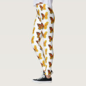 Leggings Flower Butterfly with Yellow California Poppy (Gauche)