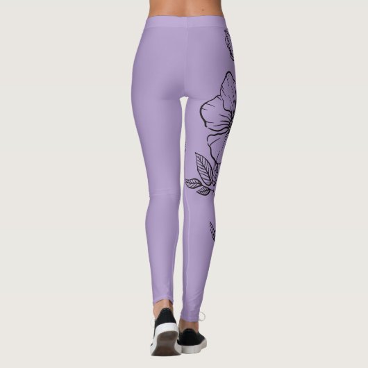 Leggings Flower Stencil (Dos)
