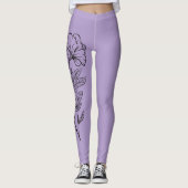 Leggings Flower Stencil (Devant)