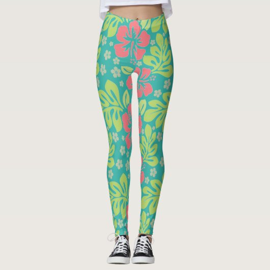 Leggings Flower tropical (Devant)