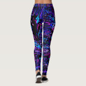 Leggings Flux bleus (Dos)