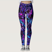 Leggings Flux bleus (Devant)