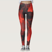 Leggings Flux d'incendie Crimson (Devant)