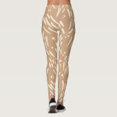 Leggings Flux en beige et crème (Dos)