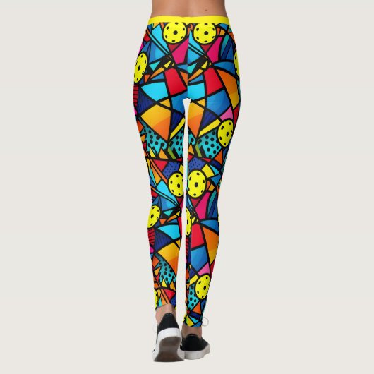 Leggings Flux énergétique de Pickleball (Dos)