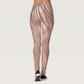 Leggings Flux métallique Gold Faux Rose (Dos)