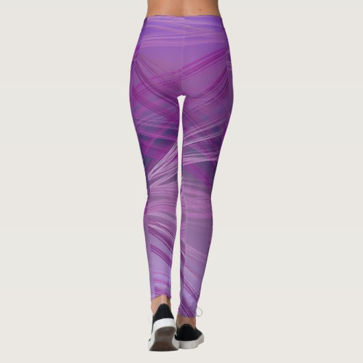 Leggings Flux violets (Dos)