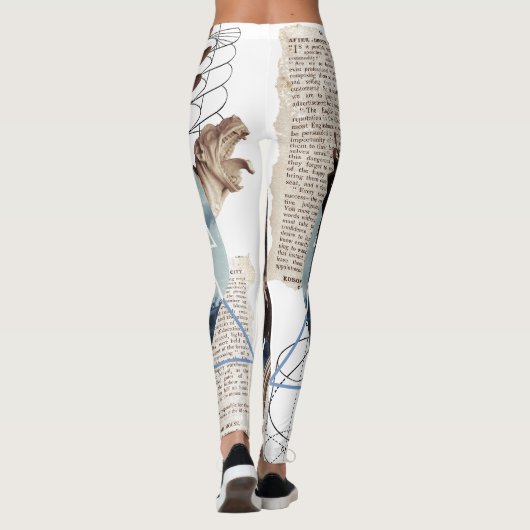 Leggings Flying Eagle avec plusieurs autres éléments collag (Dos)