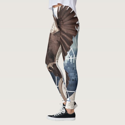Leggings Flying Eagle avec plusieurs autres éléments collag (Gauche)