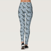 Leggings Flying Pelican Bird Motif (Dos)
