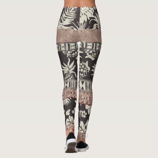 Leggings Foliage hawaïen (Dos)