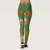 Leggings Foliage tropical Brown été (Dos)