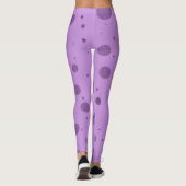Leggings Folie du point violet (Dos)