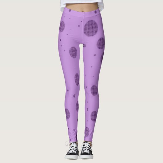 Leggings Folie du point violet (Devant)