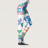 Leggings Folklore Floral Card : Design scandinave. (Droite)