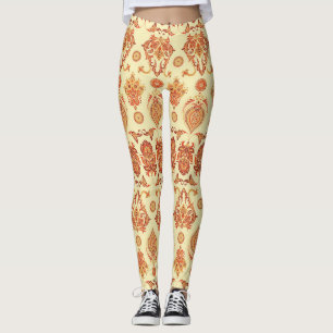 Leggings Folkloric Batik Floral Motif ethnique
