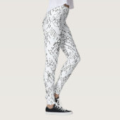 Leggings Fonctionnement du yoga de maths des femmes Geeky (Droite)
