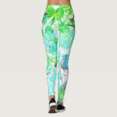 Leggings Fonctionnement impressionniste de pantalon de yoga (Dos)