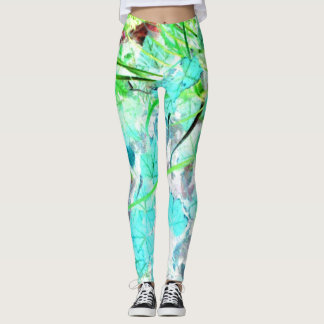Leggings Fonctionnement impressionniste de pantalon de yoga