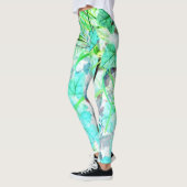 Leggings Fonctionnement impressionniste de pantalon de yoga (Gauche)