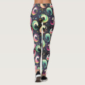 Leggings Fonctionnement sans couture de yoga de motif de (Dos)
