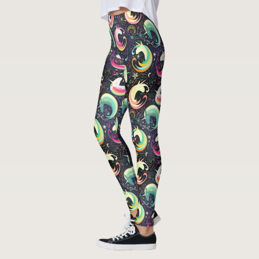 Leggings Fonctionnement sans couture de yoga de motif de (Gauche)