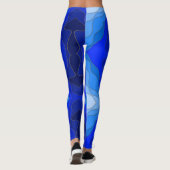 Leggings fond bleu - léggations (Dos)