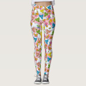 Leggings Fond de bébés animaux (Devant)