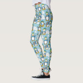 Leggings Fond de petits pingouins (Gauche)