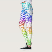 Leggings Fond d'écran Shadow Eclipse ( Rainbow 2 ) (Gauche)