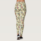 Leggings Fond d'icônes de jouets (Dos)