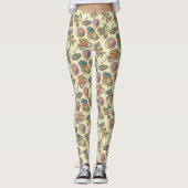 Leggings Fond d'icônes de jouets (Devant)